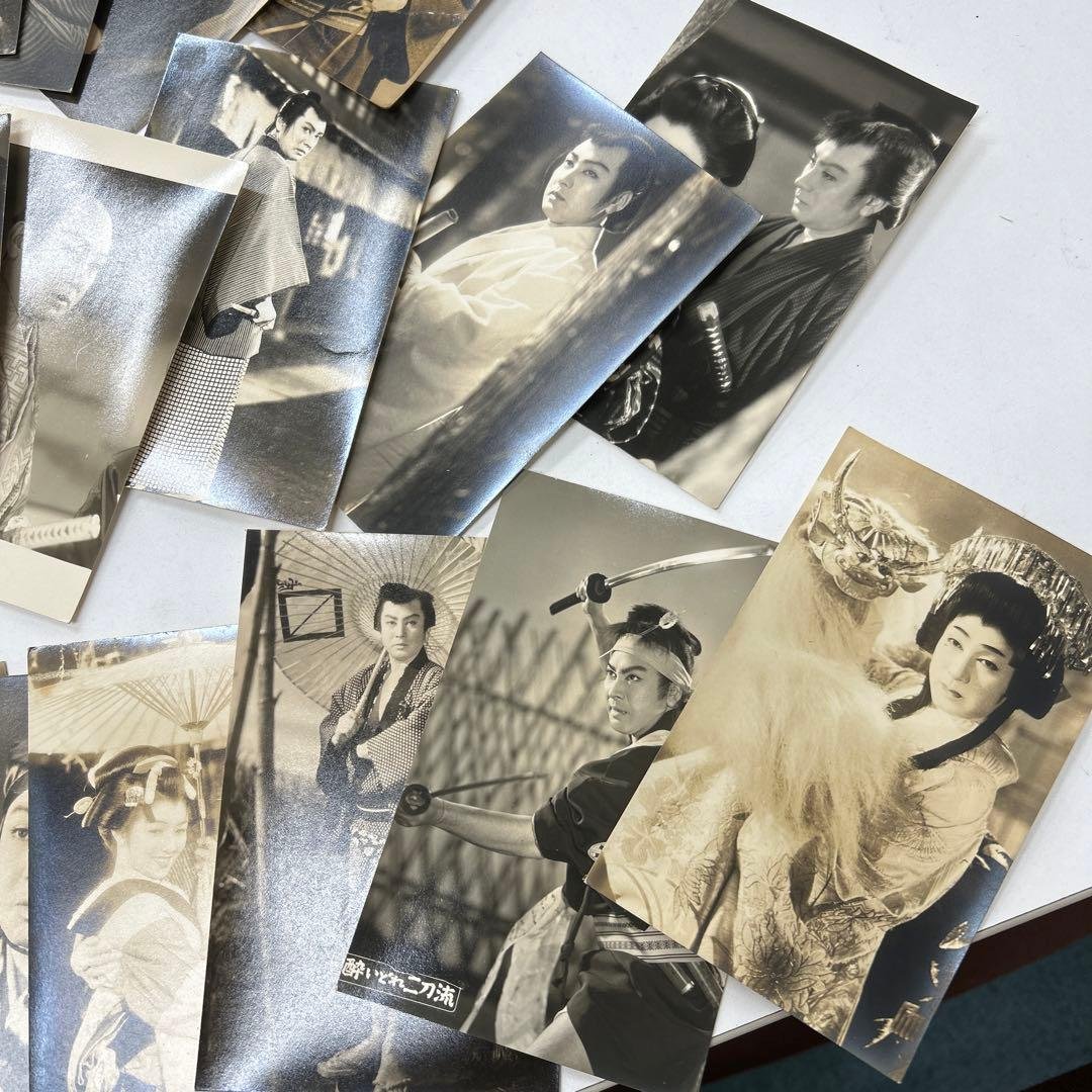 Kabuki Film Actor Kazuo Hasegawa Rare Set of Approx. 80 Photos